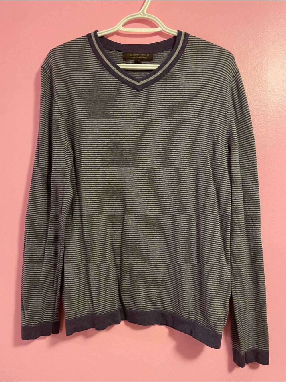Sebastian Cooper Cotton Cashmere Blend Sweater